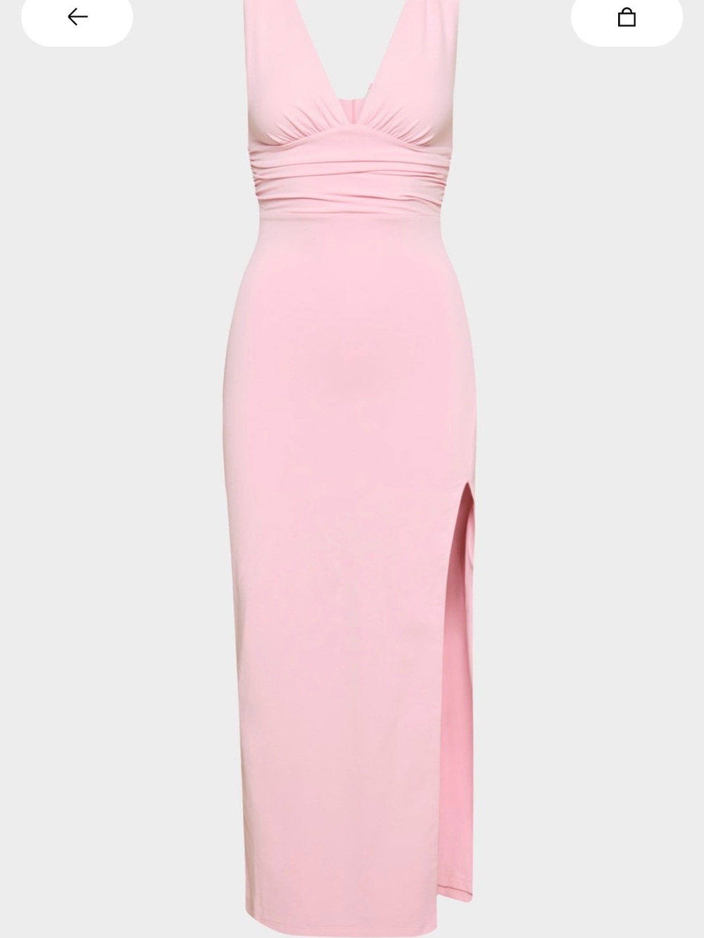 NWT Aritzia Original Contour Waver Dress Milkshake Pink L